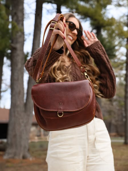 Bolso Bandolera de Cuero Artesanal | Colección Boho Marroquí
