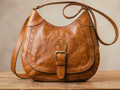 Bolso Artesanal de Cuero Genuino - Estilo Marrakech